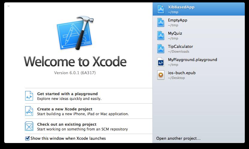 DEMO: MyQuiz Create New Xcode Project 17.05.