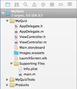 Project Navigator DEMO: MyQuiz Zeigt alle Dateien, aus denen sich ein Projekt zusammensetzt Dateien können in Ordnern organisiert werden Die Ordnerstruktur ist unabhängig von der Struktur auf dem