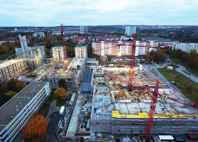 Gewerbebau Baden-Württemberg AG erstellt. Das Bauvorhaben wurde auf zwei Lose aufgeteilt, für die beide Gottlob Rommel Bauunternehmung den Auftrag erhielt.