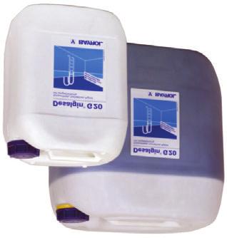 07272 Desalgin G KS-Kanister 30 kg 229,80 (Palette = 16 Kanister) Flüssiges, konzentriertes Spezial- Algicid zur Verhinderung und Bekämpfung von Algenwachstum in Schwimmbädern.