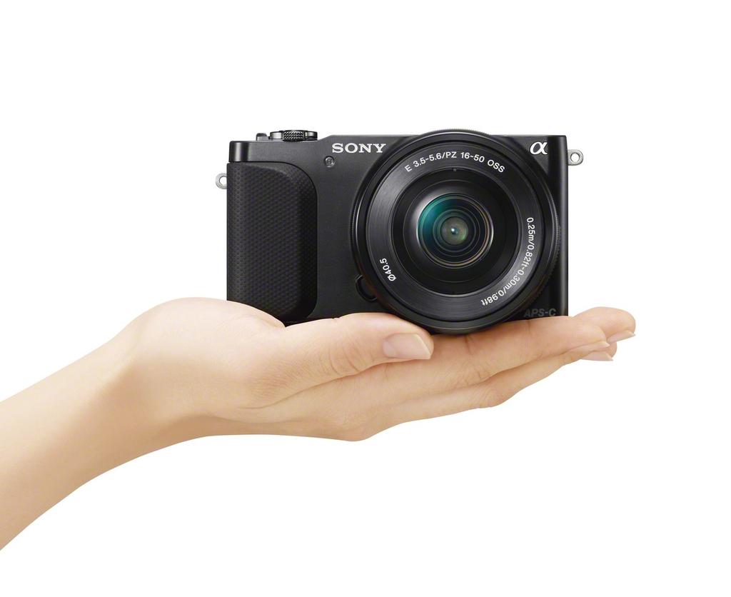 NEX-3N von Sony: Die neue kompakte Einstiegskamera der NEX-Serie Super kompakte und extrem leichte Systemkamera mit APS- C Sensor und Wechselobjektiven: Einfach zu gestaltende Selbstporträts dank