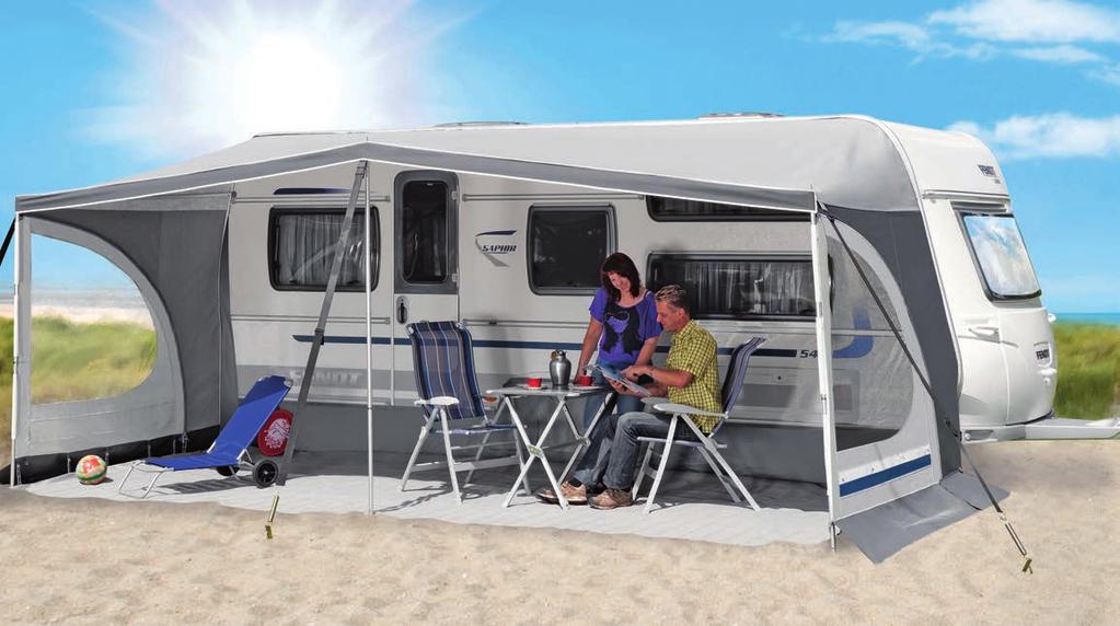 www.camping-ist-bunt.de Sonnendächer Zelte 33 ab 364, Vielseitige Erweiterungsmöglichkeiten! i Bermuda mit abnehmbaren Seitenteilen Sonnendach Bermuda Flexibilität ist alles!
