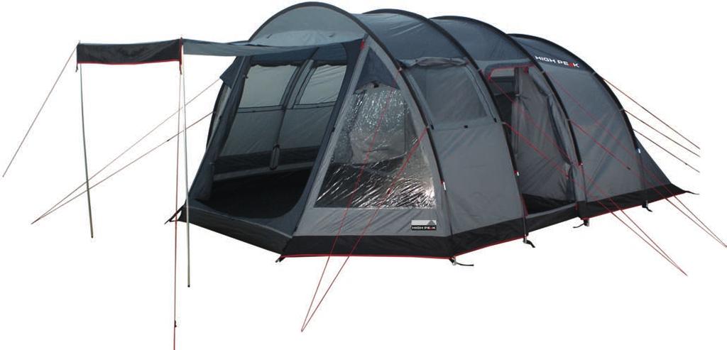 Im Wohnbereich kann ein im enthaltenes Innenzelt (285 x 140 cm) extra montiert werden, das Platz für zwei bietet. Das Zelt hat einen herausnehmbaren Boden.