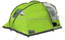 66 Zelte Freizeit- und Hauszelte Hauszelt Clima FC www.camping-ist-bunt.de 515, Neugestaltetes Familien-Tunnelzelt.