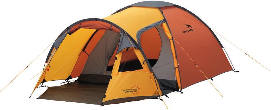 www.camping-ist-bunt.de Freizeit- und Hauszelte Zelte 75 Kuppelzelt Quasar 84, 95 Bei dem Quasar 200 wird zunächst das Innenzelt aufgebaut.