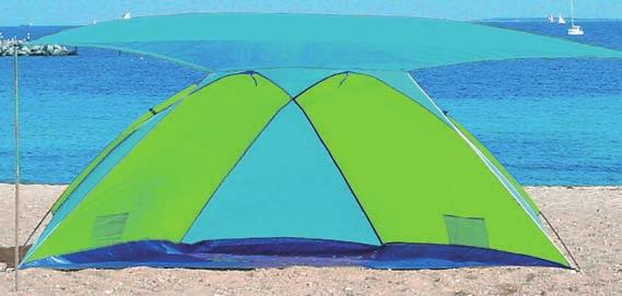 80 Zelte Strandmuscheln, Sonnensegel, Windschutze www.camping-ist-bunt.