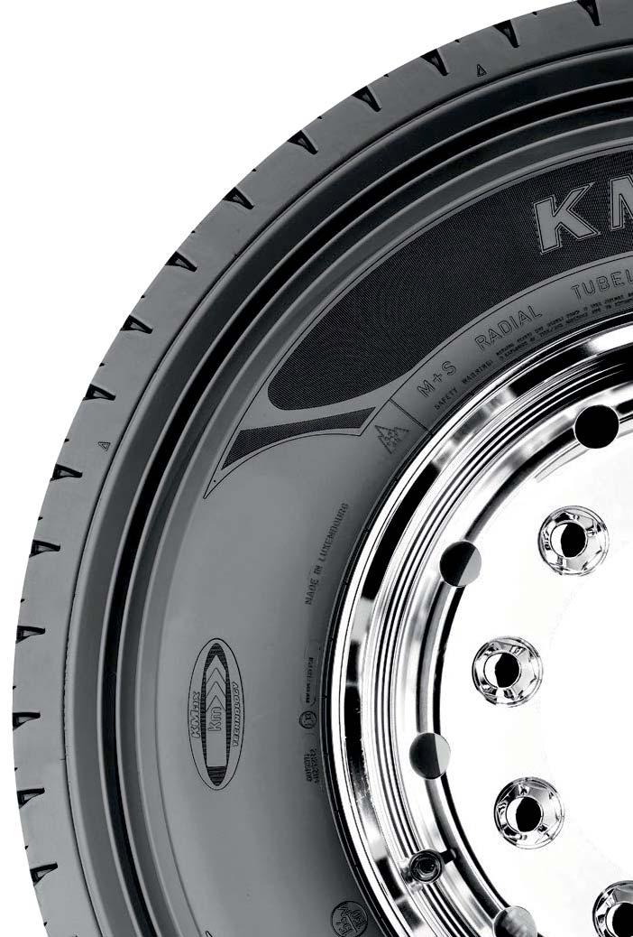 Kennzeichnung von Reifen Reifengröße Die meisten Lkw- und Busreifen von Goodyear Dunlop sind mit der Kennung markiert und viele tragen bereits das neue 3PMSF-Symbol.