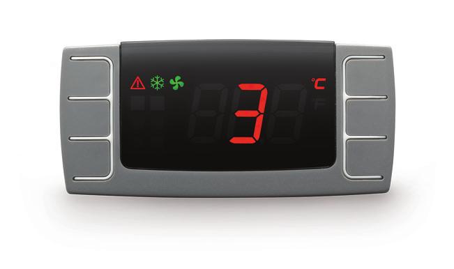 Warnung für Wartung. Bedienfeld mit unbelegtem Kontakt (auf Anfrage) für: Fern-DTP-Alarm (ADQ 141-5040). Fernsteuerung für hohe Kältemitteltemperatur (ADQ 141-5040).