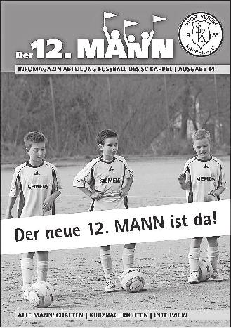Seite 4 Mittwoch, 22. April 2015 Kappel aktuell Fußball SV Kappel I - Spfr. Winden I 4 : 1 Torschützen: Manuel Hättich (3), Dominik Ruh SV Kappel II - Spfr.
