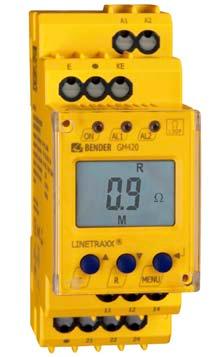 Überwachungsrelais für spezielle Anwendungen Schleifenüberwachung Fehlerspannungs-Überwachungsgerät LINETRAXX GM420 RM475/RM475LY SB146 Messkreis Melde-LEDs Potentiometer Schaltglieder Gehäuse