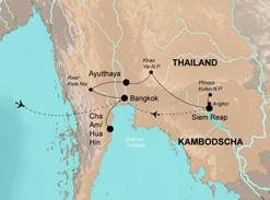 099, Unterkünfte und Verpflegung Termine Im Preis enthalten Änderungen vorbehalten Unsere Hotels auf dieser Rundreise durch Thailand und Kambodscha sind gepflegte HHH HHHH Häuser mit Bad oder