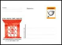 9 2005 - Postkarte "Firamla Briefmarkenausstellung der jungen Philatelisten" - P 98 Postkarte "Firamla Briefmarkenausstellung der jungen Philatelisten" SLO-GS P 98-100