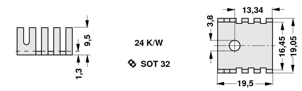 Transistorhaltefedern ühlkörper für P el-wärmeleitfolie solierkappen 114 119 19 7 43