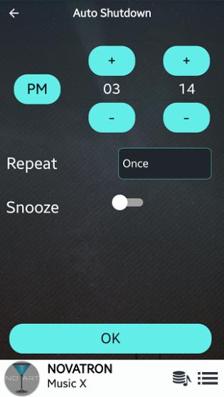 Weckzeiten am N15 programmieren: 1 Öffnen Sie SETUP > System > Alarm 2 Stellen Sie den gewünschten Alarm ein Schieben Sie bei Schlafen das Symbol nach rechts, damit die