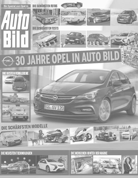 30 Jahre AUTO BILD Das große MARKEN-SONDERHEFT ein Must-have für Markenfans! Format: Heftformat Auflage: ca.