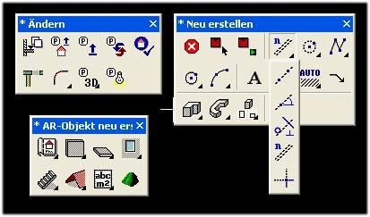 9 Ebenen Die gezeichneten Elemente werden automatisch in die bereits vom Programm vordefinierten Ebenen abgelegt.