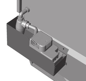 Optionen Kondensatpumpe 15 Kondensatpumpe RoofVent Kühlgeräte müssen an eine Kondensatableitung angeschlossen werden.
