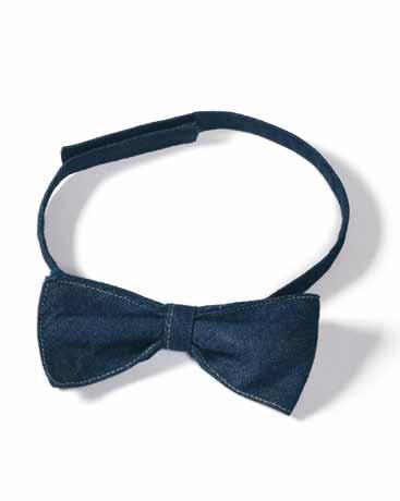 Denim-Collection BCAUD02 Deep Blue Denim AUD02 One Size DNM Bow-Tie B&C 100% DENIM Baumwolle (6,5 OZ), vorgewaschen (Garment-wash) Kontrastfarbene Nähte