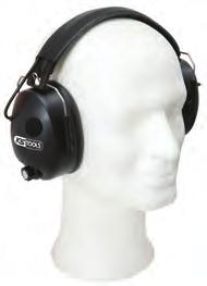 Elektronischer Kapselgehörschutz mit Kopfbügel - schwarz mit