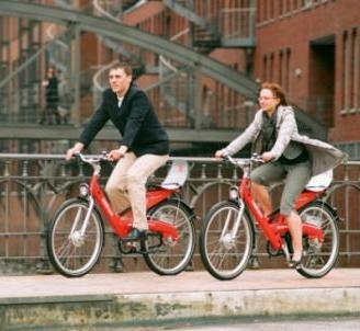 a bike in vielen Großstädten, DB damit