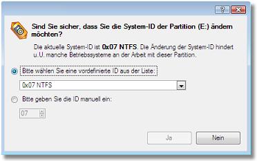 Partition Manager Virtuelle Server 101 Anwenderhandbuch 4. Die Operation wird sofort nach der Operationsbestätigung ausgeführt. 6.8.3.