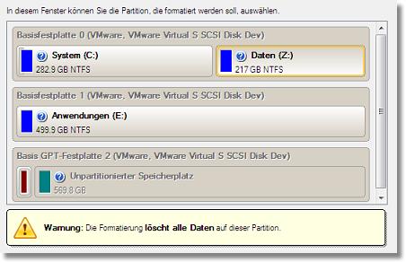 Partition Manager Virtuelle Server 81 Anwenderhandbuch Apple HFS+ NTFS Ext2 Ext3 Ext4 Linux Swap v.