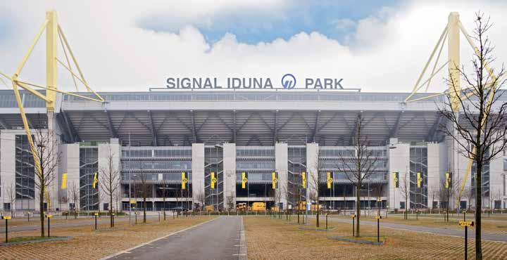Der BVB bekommt Verstärkung im Dortmunder Stadion Kombinierte Baugrundverbesserung bei schwierigen Bedingungen Auf der westlichen Tribünenseite des Stadions plante die Borussia Dortmund GmbH & Co.