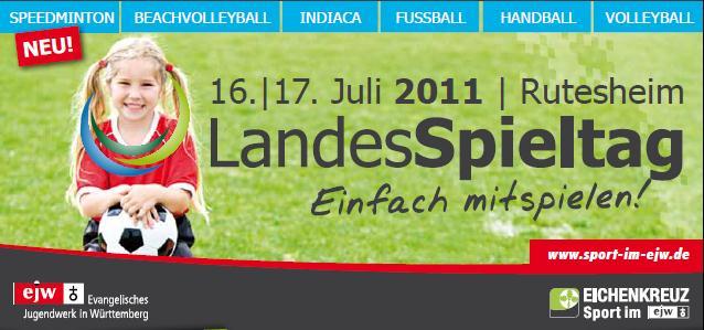 Sport Der Landesspieltag wird in diesem Jahr in Rutesheim ausgetragen. Wir erwarten an den beiden Tagen ca. 1200 Sportler/innen aus nah und fern.