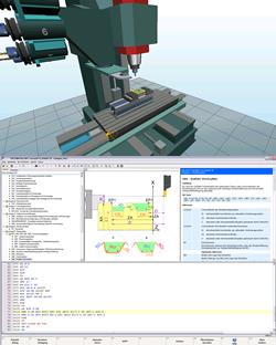 13 Fräsmaschinen Programmiersoftware mit 3D-Simulation SO4002-2B 1 Professional-3D-Programmiersoftware Die CNC Fräsmaschine LM9720 lässt sich direkt mit der Fräsmaschinen Programmiersoftware mit