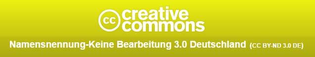 Bleibt noch die Lizenzfrage Für OpenData des Landkreises Cham wird ein kostenfreies Nutzungsrecht im Rahmen der Lizenz "Creative Commons: Namensnennung Keine Bearbeitung 3.0 Deutschland" (CC BY-ND 3.