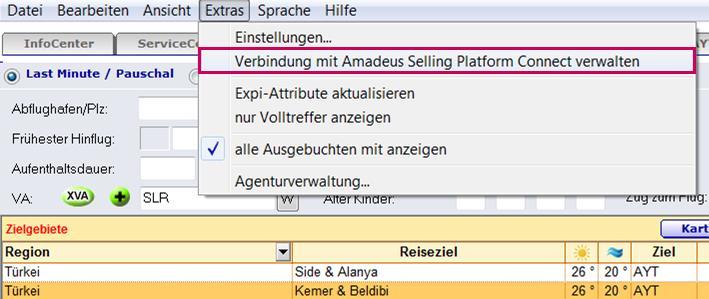 Informationen zur Benutzerverwaltung Benutzer verwalten Verwalten Sie alle mit der Amadeus Selling Platform Connect