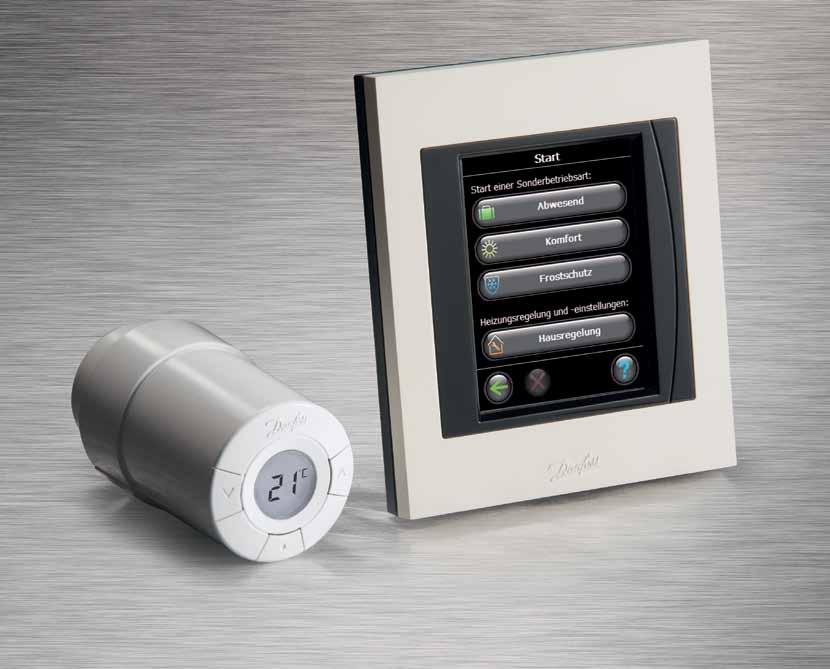 MAKING MODERN LIVING POSSIBLE living connect und Danfoss Link CC drahtloses Thermostatsystem. Umfassende, zentrale Temperaturregelung.