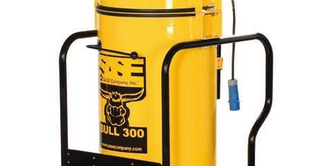 Trockensauger BULL 300 Der Robuste Dauer-Sauger für alle Boden- Schleifmaschinen mittlerer Größe.