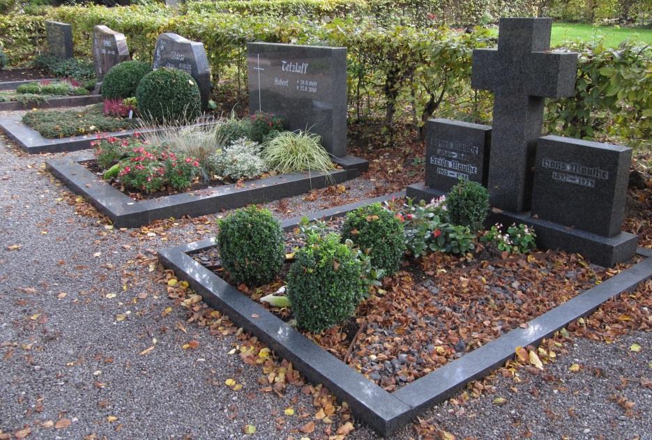 Wahlgrab Wahlgräber gibt es auf allen Balinger Friedhöfen Wahlgräber sind Grabstätten für Erdbestattungen von Särgen und Urnen.