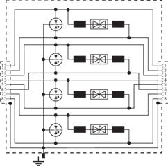 Power over Ethernet (PoE+ nach IEEE 802.3at bis 57 V) und ähnliche Anwendungen in strukturierten Verkabelungen nach Klasse E bis 250 MHz.