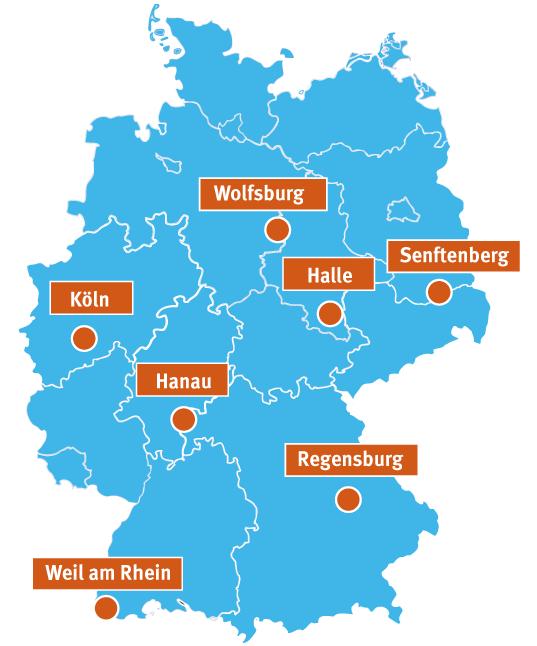 Während einer Pilotphase von vier Jahren werden derzeit sechs Städte intensiv auf dem Weg zu einer Kinderfreundlichen Kommune begleitet: 1. Hanau: 88.637 Einwohner 2. Köln: 1.007.