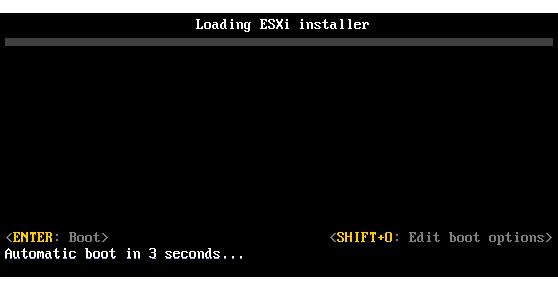 Kapitel 8 Upgrade der ESXi-Hosts Vorgehensweise 1 Starten Sie das ESXi-Installationsprogramm vom USB-Flash-Laufwerk aus.