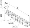 500 Extender bracket SGST 500 Schraubgarnitur SGST 500 Screw kit SS Systemschiene SS System track US U-Schiene US U-profile 50 L 50 L 44