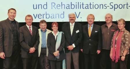 HBRS tungssport fungieren, Dr. Klaus Edel als Landessportarzt für Präventions- und Rehabilitationssport. Annegret Müller ist Landesfrauenbeauftragte.