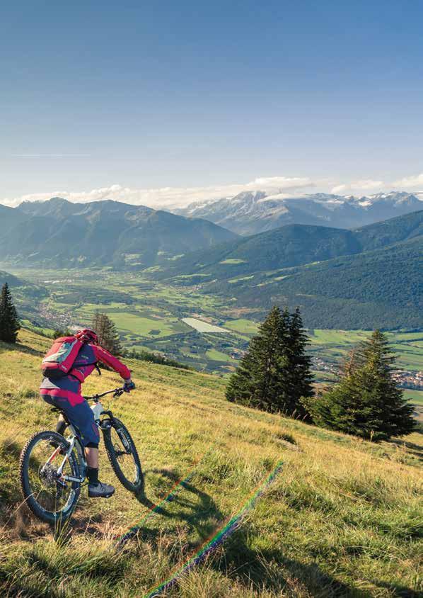 Mountainbiken im Obervinschgau Mountain-bike nell Alta