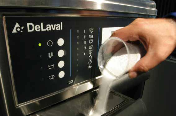 Reinigungs- und Desinfektionsmittel für Melk- und Kühlanlagen - alkalisch und sauer DeLaval alkali 1* Pulverförmiges Reinigungs- und Desinfektionsmittel für die effektive