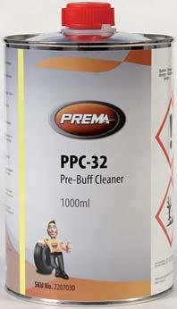Mit PREMA Pre-Buff Cleaner wird der Innerliner des Reifens vor dem Anrauen von allen Silikonrückständen und anderem Schmutz befreit.