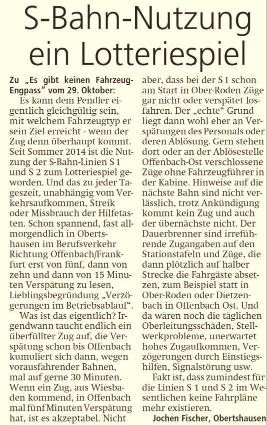 Offenbach Post vom 10.11.2014 Biederbick, M.