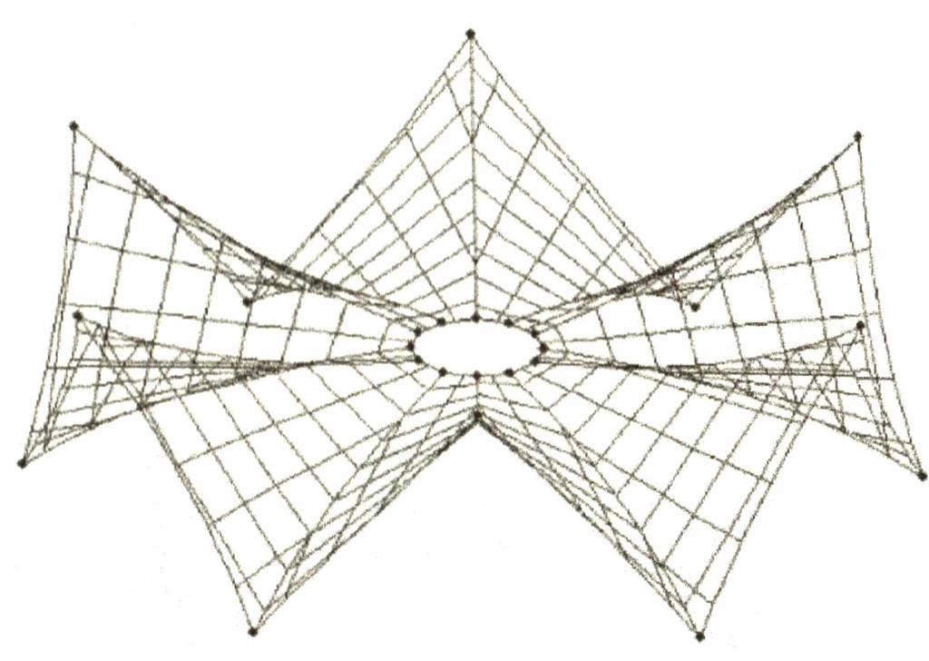 Biegung Trägerrost Bogen Hängebrücken Rahmen Vierendeel-Strukturen Idealer Bogen Seilnetze