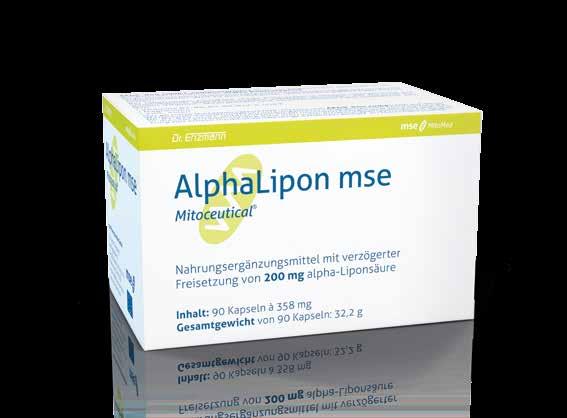 Inhalt In der Tagesverzehrmenge von 1 Kapsel sind enthalten: 200 mg alpha-liponsäure Zutaten Alpha-Liponsäure, Überzugsmittel hochgereinigtes raffiniertes Sojaöl, pflanzliche Kapsel aus