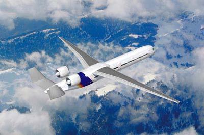 Förderprogramm Clean Sky (EU-Projekt) Smart Fixed Wing Aircraft CFK mit Thermoplast- Schichten mit Nanopartikeln verstärktes CFK