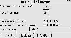 Solar-Log1000: Konfigurieren am Gerät Wechselrichterdaten konfigurieren (Basis/Wechselrichter) 10.