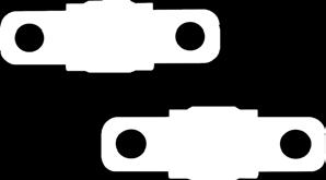 Blocksicherungen mit Schraubanschluß Typ CS (BENT SHORT) Block fuses TYPE CS (Bent short) with screw connection Farbe 4686/000/17 80 400179617174