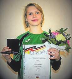 Mitteilungsblatt Waghäusel Freitag, 24. März 2017 Nr. 12 47 statt. Am Freitag und Samstag wird auch unsere Deutsche Juniorinnenmeisterin 2017, Celine Mehner, am Start sein.