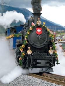 Mehr Erlebnis bei einer Reise mit der Dampfbahn Furka- Bergstrecke in der hochalpinen Welt des Rhonegletschers. Fahren Sie im histo - rischen Zug vom Urner Urserental in die Walliser Region Goms.